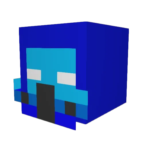 BuTCHaz Minecraft avatar head, 3D render