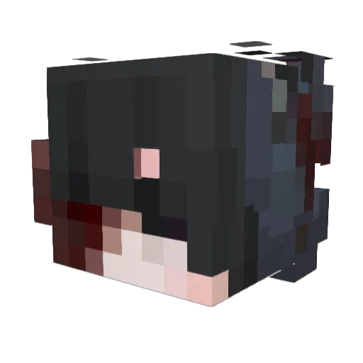 BuXyan Minecraft avatar head, 3D render