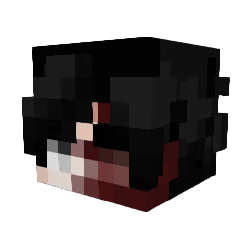 BuZiad Minecraft avatar head, 3D render