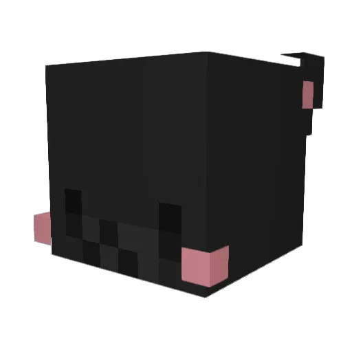 Buafles Minecraft avatar head, 3D render