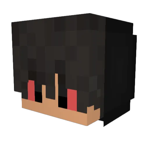 Bubatzmann420 Minecraft avatar head, 3D render