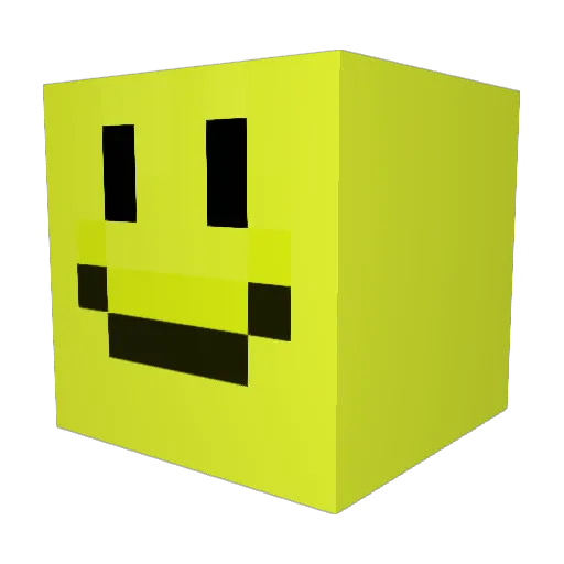 BubbaD75 Minecraft avatar head, 3D render
