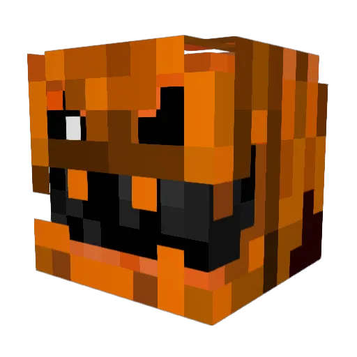 BubbaDOS Minecraft avatar head, 3D render