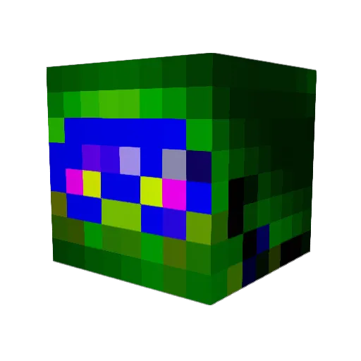 BubbaDaniel Minecraft avatar head, 3D render