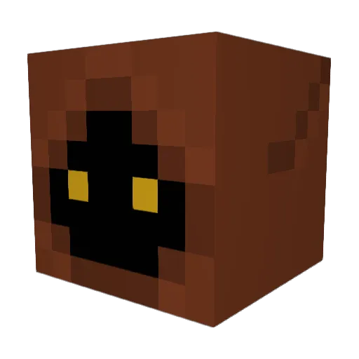Bubba_Groot Minecraft avatar head, 3D render