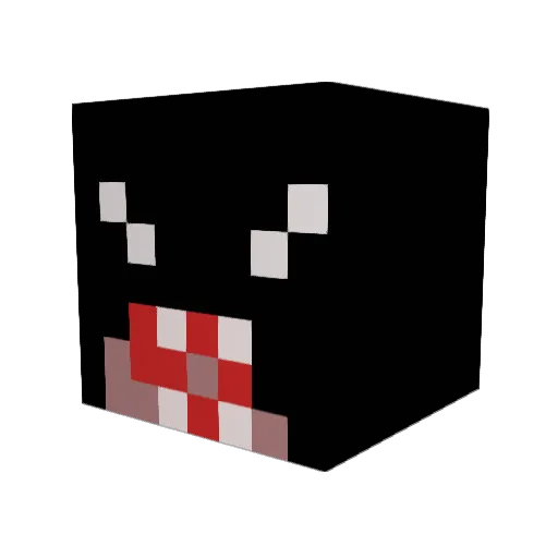 Bubberboys Minecraft avatar head, 3D render