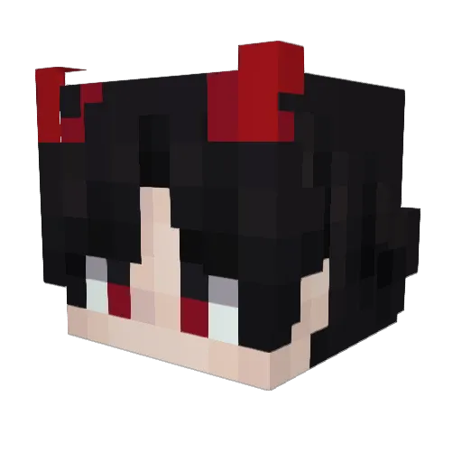 BubbleGumNJZ Minecraft avatar head, 3D render