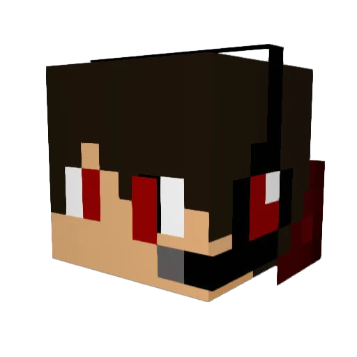 Bubble_Butt06 Minecraft avatar head, 3D render