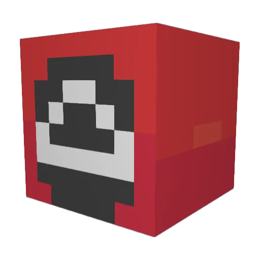 Bubble_Knight Minecraft avatar head, 3D render