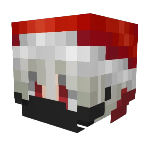 BubblesGaming481 Minecraft avatar head, 3D render