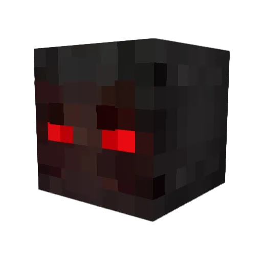 BubblyAlexy Minecraft avatar head, 3D render