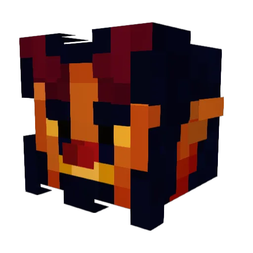 Bubby_Funkz Minecraft avatar head, 3D render