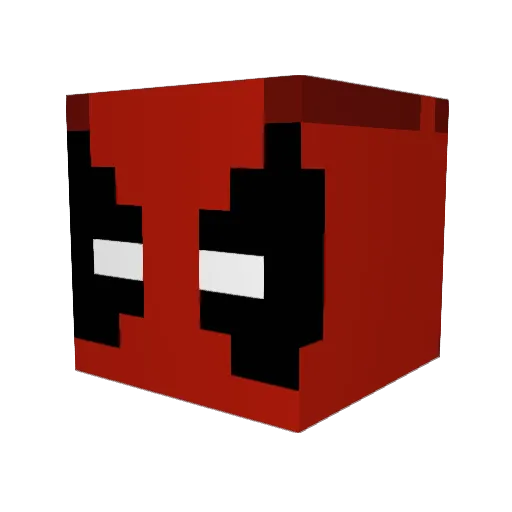 BubiJack Minecraft avatar head, 3D render