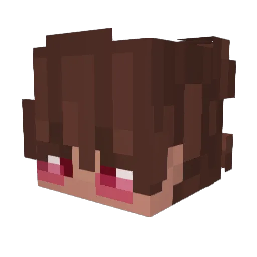 BublinkinODS Minecraft avatar head, 3D render