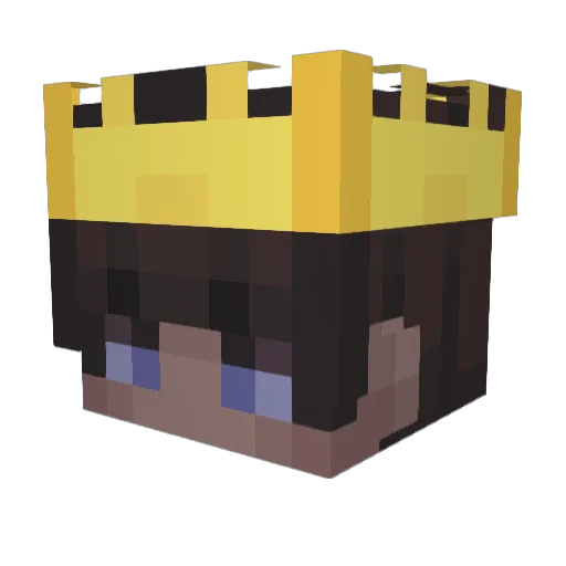 Buboy_09 Minecraft avatar head, 3D render
