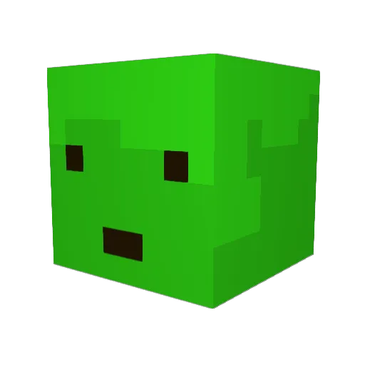 Bububulle Minecraft avatar head, 3D render