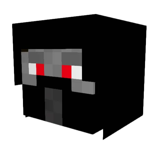 BucephalusBB Minecraft avatar head, 3D render