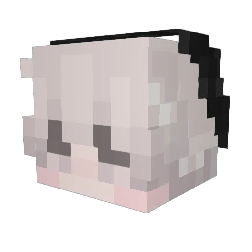 Buchhi17 Minecraft avatar head, 3D render