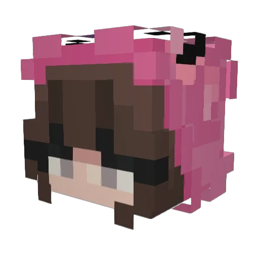 Buchta891 Minecraft avatar head, 3D render