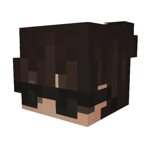 Buchtalos Minecraft avatar head, 3D render