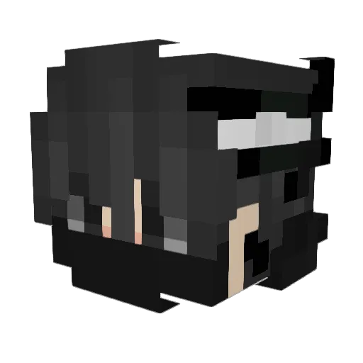 BuckWildGp Minecraft avatar head, 3D render