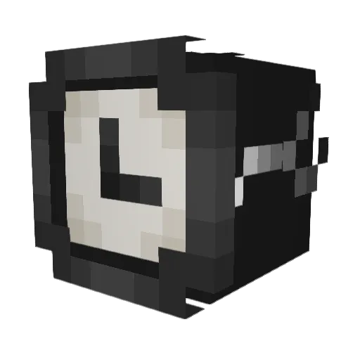 BuckarooMC Minecraft avatar head, 3D render