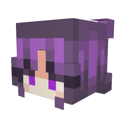 BuckledJester3 Minecraft avatar head, 3D render