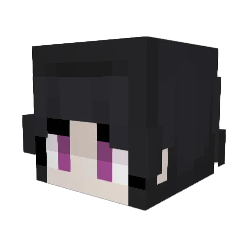 Bucky_15 Minecraft avatar head, 3D render
