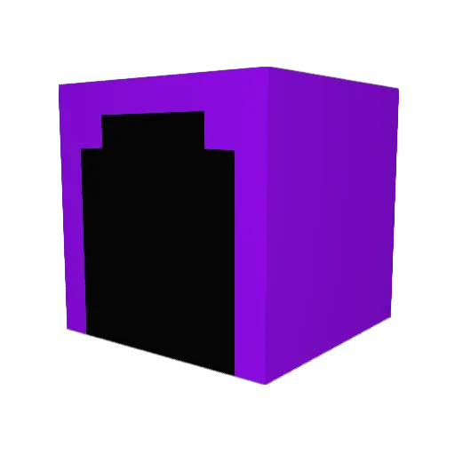 Bud278 Minecraft avatar head, 3D render