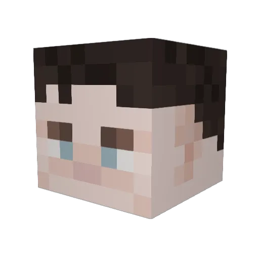 Bud4221 Minecraft avatar head, 3D render
