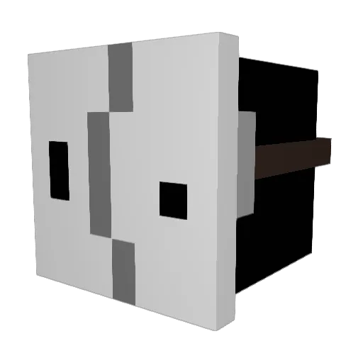 BudLight_69 Minecraft avatar head, 3D render