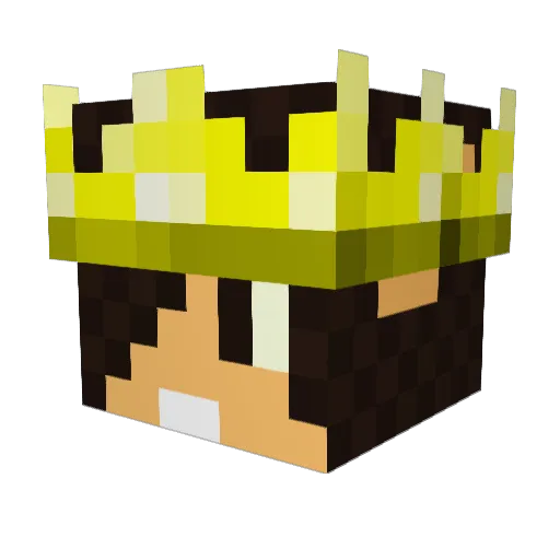 BudManOG Minecraft avatar head, 3D render
