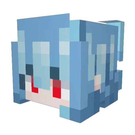 BudaBoi88 Minecraft avatar head, 3D render