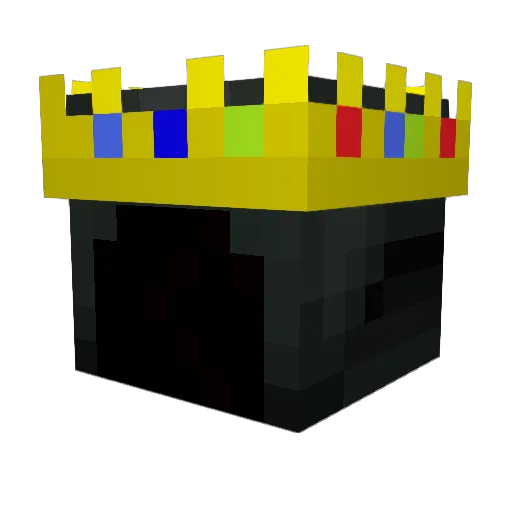 Budapessst Minecraft avatar head, 3D render