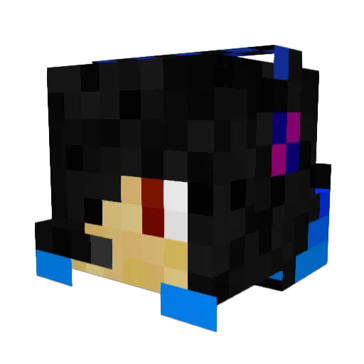 BuddahbellyFTW Minecraft avatar head, 3D render