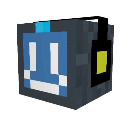 Buddahtime34 Minecraft avatar head, 3D render