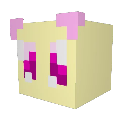 Buddder012 Minecraft avatar head, 3D render