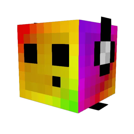 BudderBlock02 Minecraft avatar head, 3D render