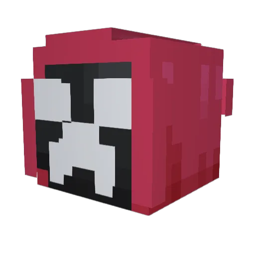 Budderb27 Minecraft avatar head, 3D render