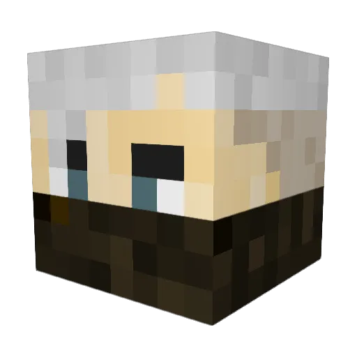 Buddha1312 Minecraft avatar head, 3D render