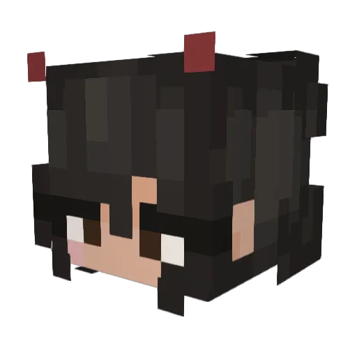 Buddha137 Minecraft avatar head, 3D render