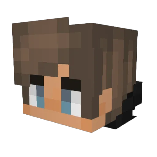 Buddie_2004 Minecraft avatar head, 3D render