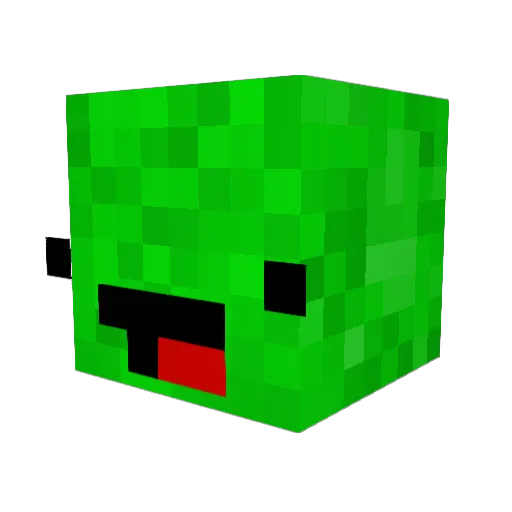 Buddio321 Minecraft avatar head, 3D render