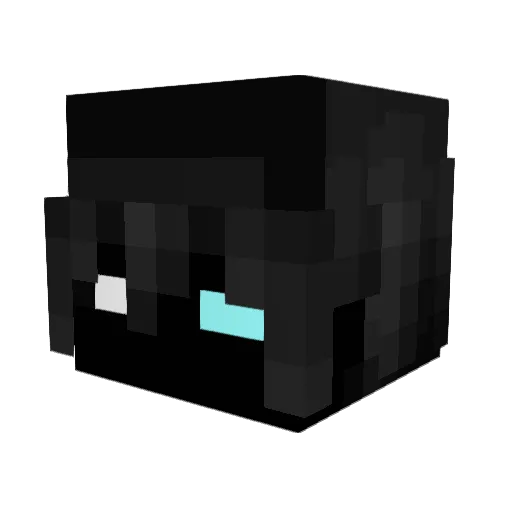 BuddryK Minecraft avatar head, 3D render