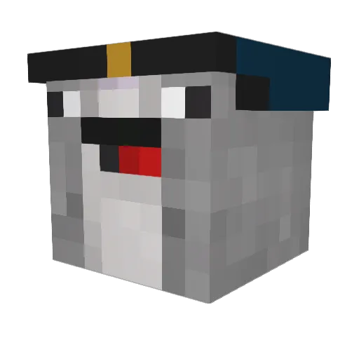 Buddy4999 Minecraft avatar head, 3D render