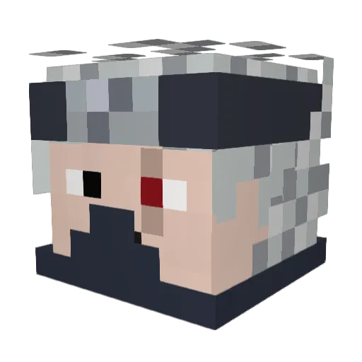 BuddyMmmm1 Minecraft avatar head, 3D render
