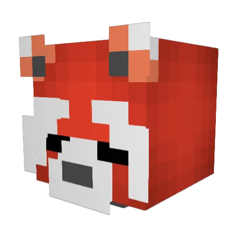 BuddySTD Minecraft avatar head, 3D render