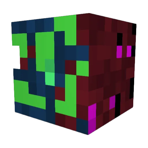 BuddyTerry Minecraft avatar head, 3D render