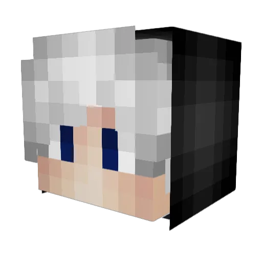 Buddy_015 Minecraft avatar head, 3D render