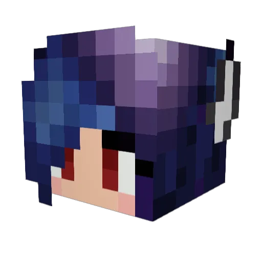 Buddy_101 Minecraft avatar head, 3D render